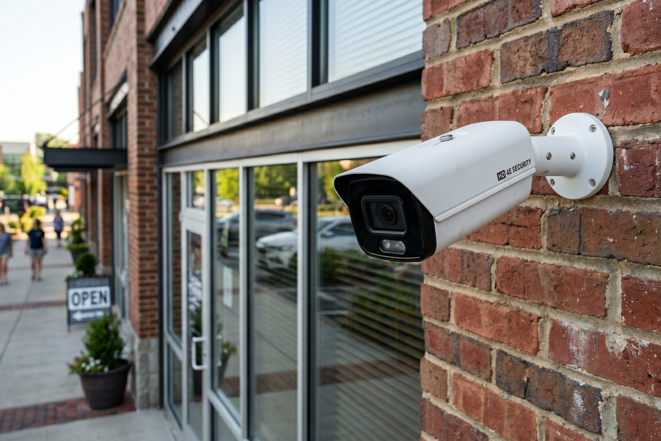 Security camera installation